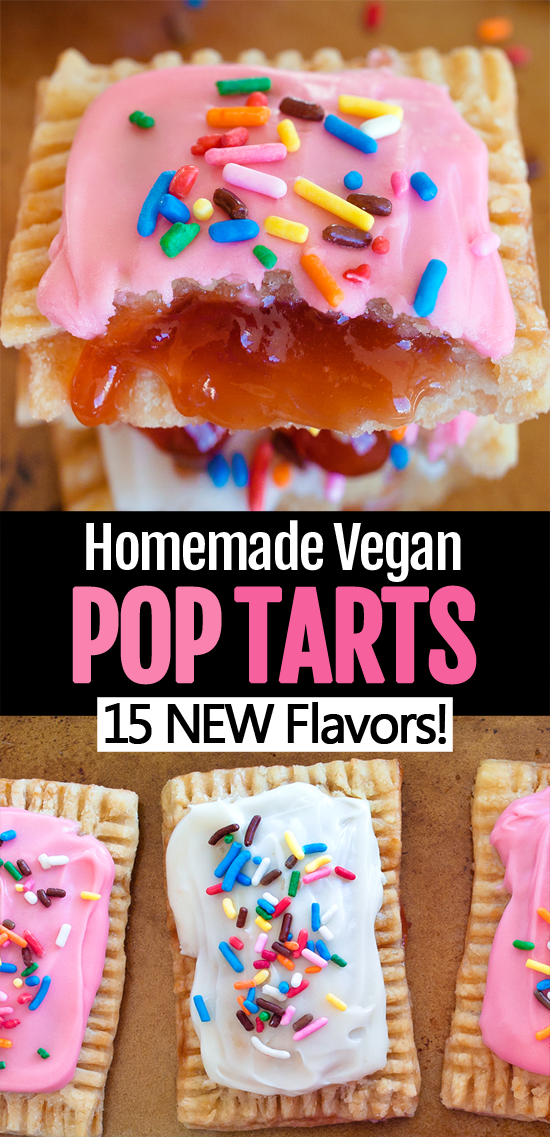 Dairy Free Vegan Pop Tarts (Strawberry, Chocolate, Brown Sugar Cinnamon) Dairy Free Vegan Pop Tarts (Strawberry, Chocolate, Brown Sugar Cinnamon)