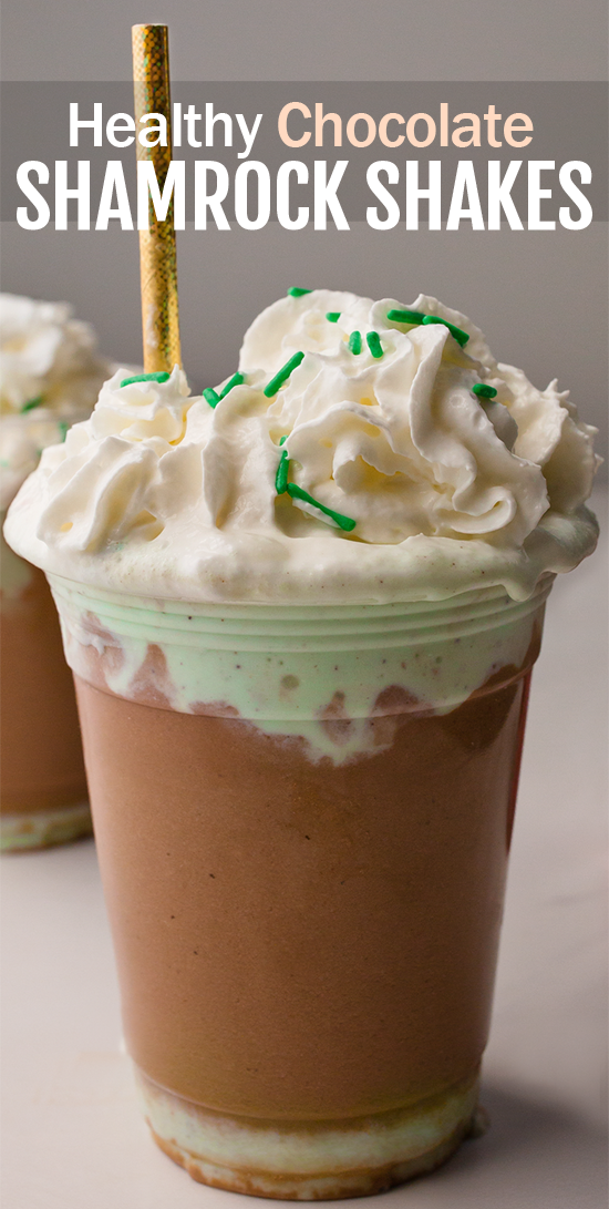 Chocolate Vegan Shamrock Shakes (Dairy Free, Gluten Free) Chocolate Vegan Shamrock Shakes (Dairy Free, Gluten Free)