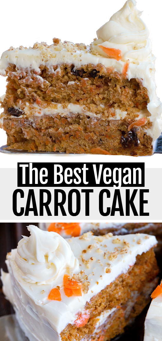 Easy Healthy Vegan Carrot Cake Recipe (With Vegan Cream Cheese Frosting) Easy Healthy Vegan Carrot Cake Recipe (With Vegan Cream Cheese Frosting)