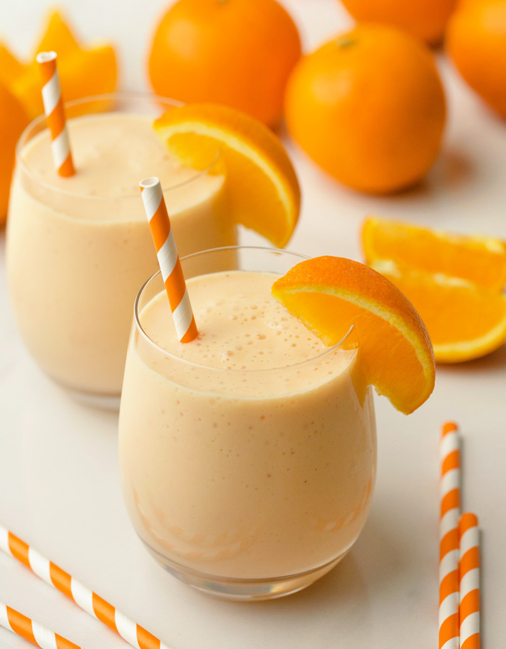 Healthy Orange Smoothie (No Banana Or Yogurt)