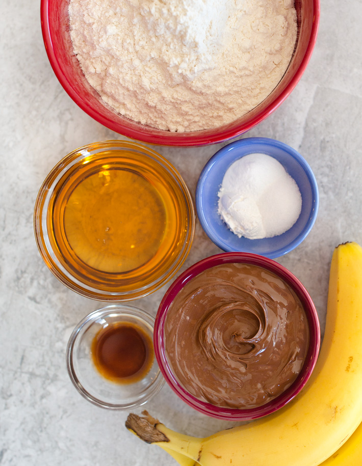 Nutella Banana Bread Ingredients Nutella Banana Bread Ingredients