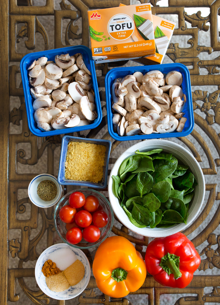 Tofu Quiche Ingredients Tofu Quiche Ingredients