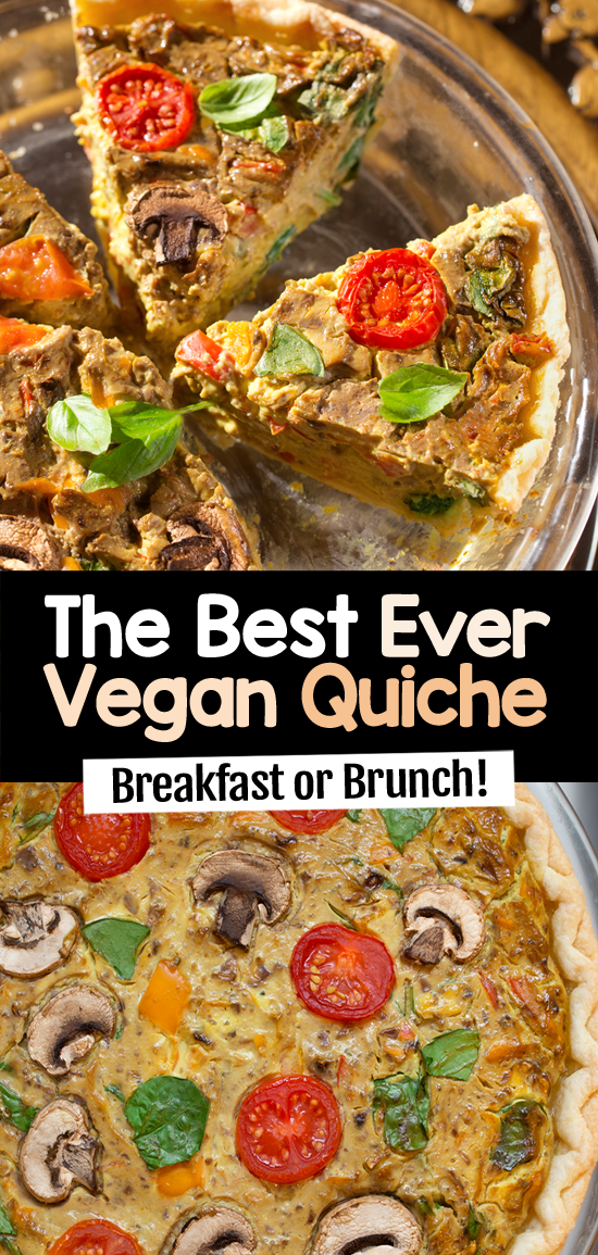 Vegan Tofu Quiche (Gluten Free, Crust Or Crustless) Vegan Tofu Quiche (Gluten Free, Crust Or Crustless)
