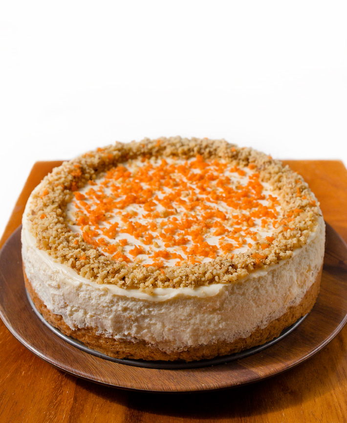 Whole Carrot Cake Cheesecake With Walnuts Decorated Easter Recipe Whole Carrot Cake Cheesecake With Walnuts Decorated Easter Recipe