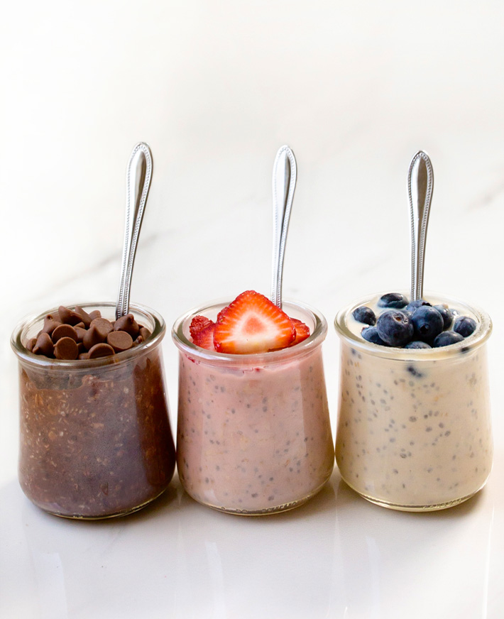 Breakfast Overnight Oats With Protein Powder