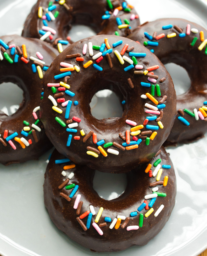 Chocolate Frosted Protein Donuts