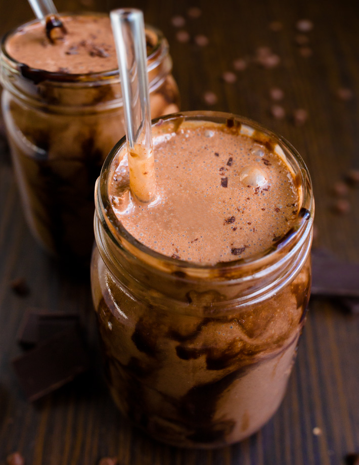 Chocolate Protein Smoothie (No Banana) Chocolate Protein Smoothie (No Banana)