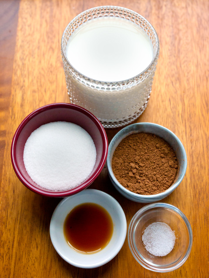 Egg Free Chocolate Ice Cream Ingredients
