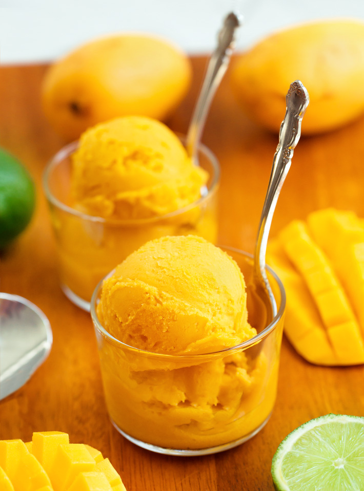 Egg Free Vegan Mango Sorbet Egg Free Vegan Mango Sorbet