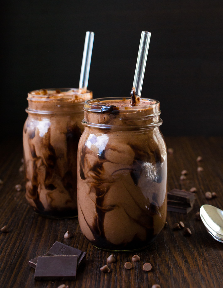 Homemade Chocolate Protein Shake