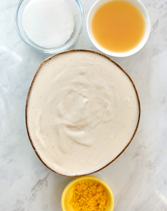 Lemon Frozen Yogurt Ingredients Lemon Frozen Yogurt Ingredients