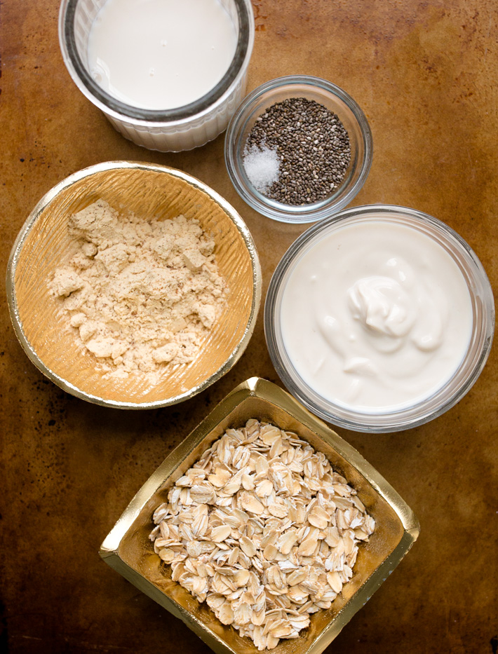 Protein Overnight Oat Ingredients (Protein Powder) Protein Overnight Oat Ingredients (Protein Powder)