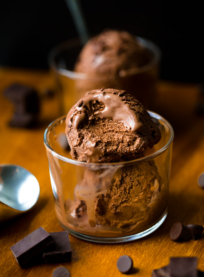 Vegan & Dairy Free Chocolate Ice Cream