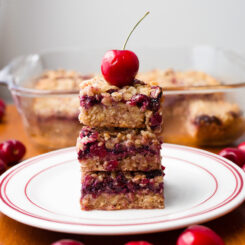Cherry Crumble Bars Recipe