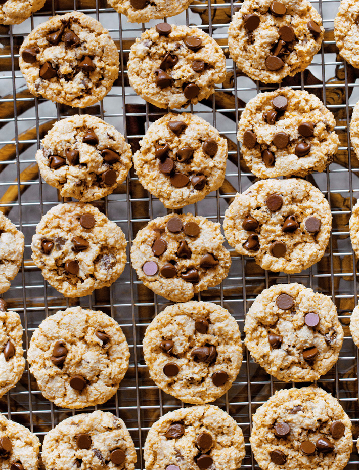 Healthy Flourless Chocolate Chip Cookies (Gluten Free Snack) Healthy Flourless Chocolate Chip Cookies (Gluten Free Snack)