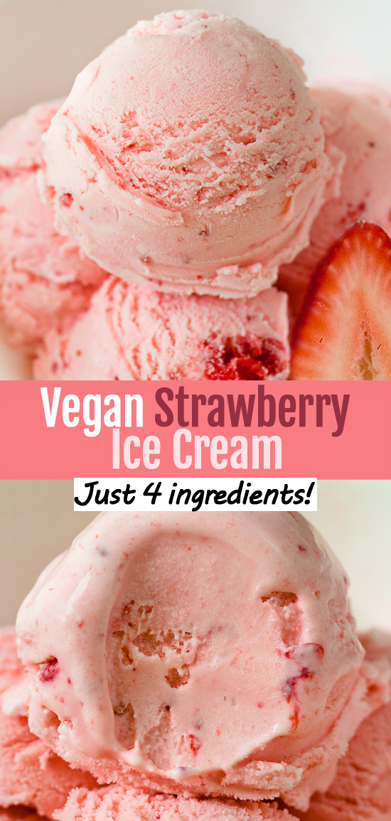 Plant Based Strawberry Ice Cream Recipe (Vegan, Egg Free) Plant Based Strawberry Ice Cream Recipe (Vegan, Egg Free)