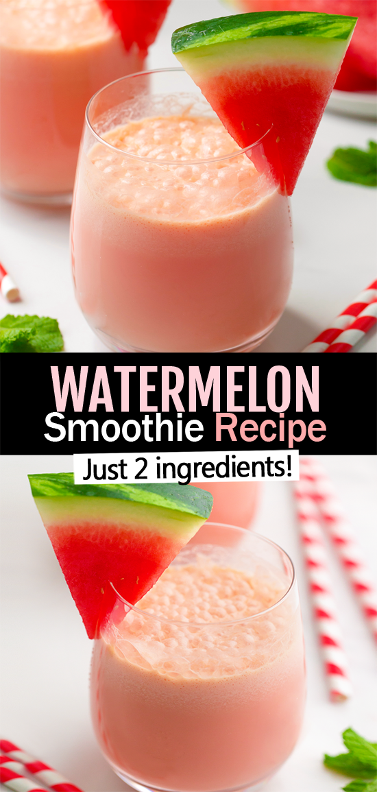 2 ingredient Easy Watermelon Smoothie 2 ingredient Easy Watermelon Smoothie