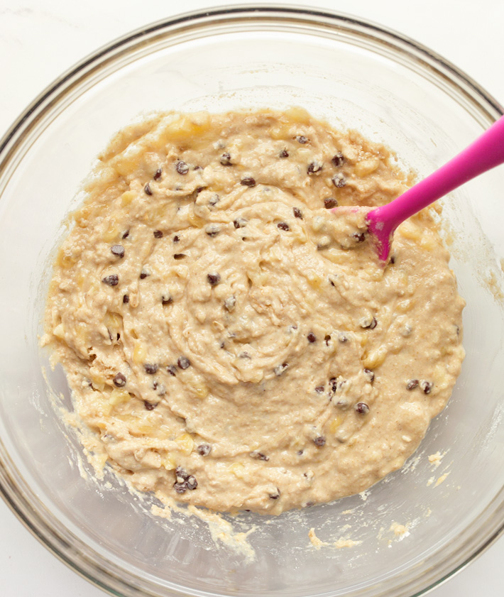 Chocolate Chip Banana Oatmeal Bread Batter Chocolate Chip Banana Oatmeal Bread Batter