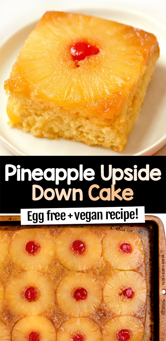 Eggless Vegan Pineapple Upside Down Cake Eggless Vegan Pineapple Upside Down Cake