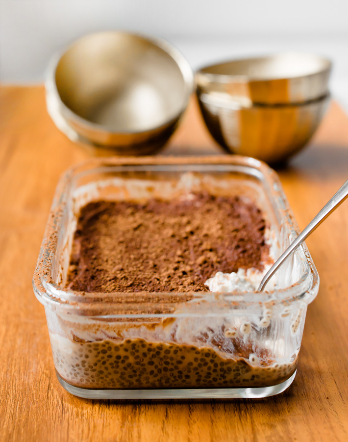 Tiramisu Chia Pudding