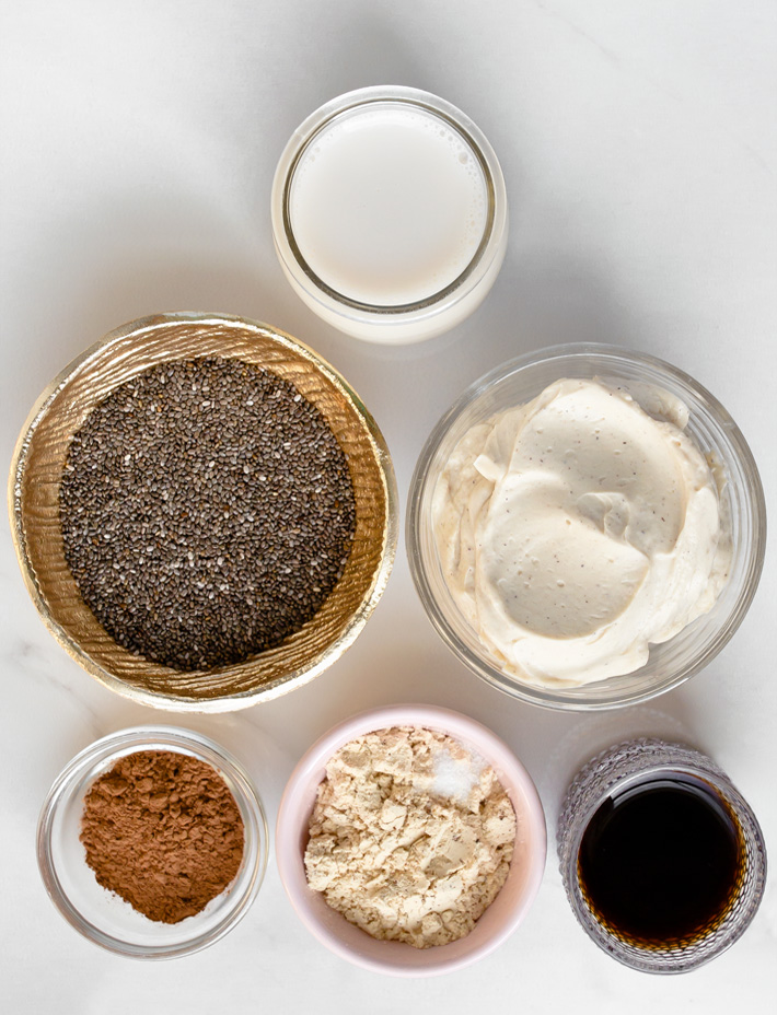 Tiramisu Chia Pudding Ingredients Tiramisu Chia Pudding Ingredients
