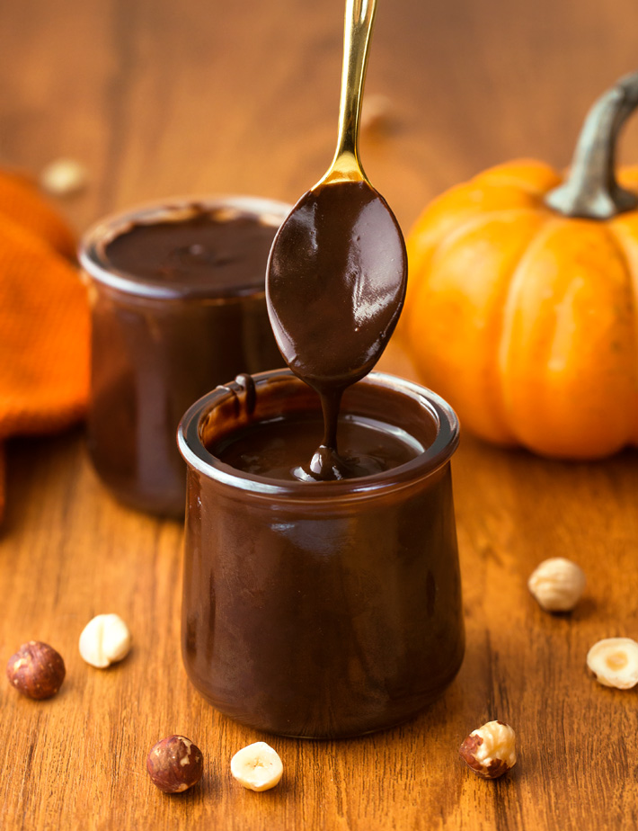 Dark Chocolate Pumpkin Nutella Spread Dark Chocolate Pumpkin Nutella Spread