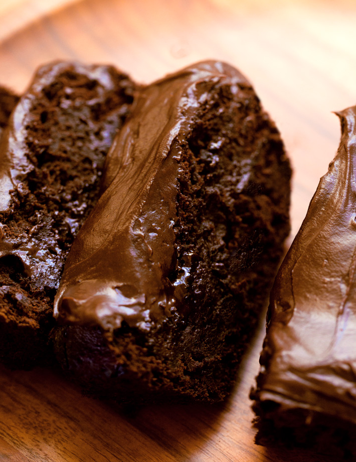 Frosted Pumpkin Chocolate Bread Frosted Pumpkin Chocolate Bread