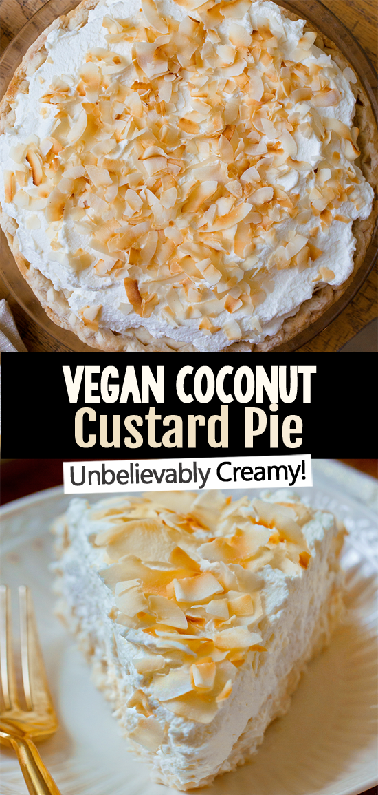 Vegan Coconut Pie Dessert (No Eggs, No Milk, No Dairy) Vegan Coconut Pie Dessert (No Eggs, No Milk, No Dairy)