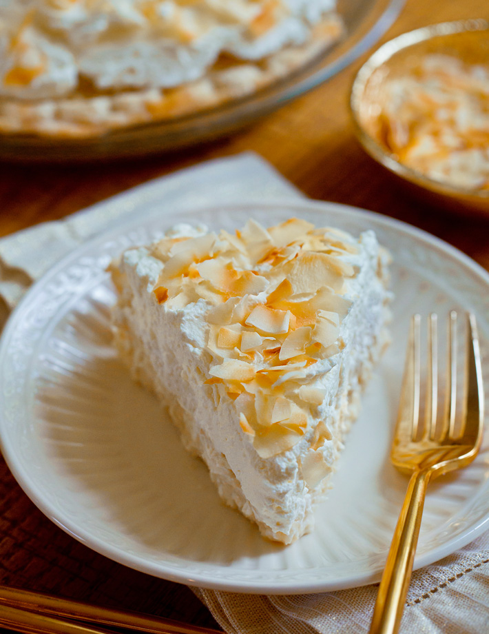 Vegan Coconut Pie Slice (No Eggs) Vegan Coconut Pie Slice (No Eggs)