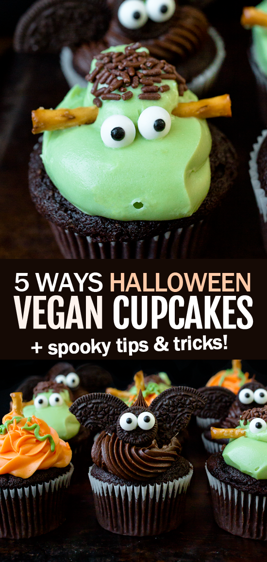 Halloween Vegan Chocolate Cupcake Treats Halloween Vegan Chocolate Cupcake Treats