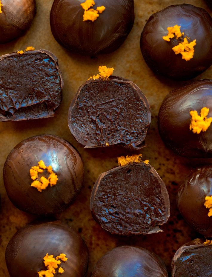 Healthy Chocolate Orange Truffles Healthy Chocolate Orange Truffles