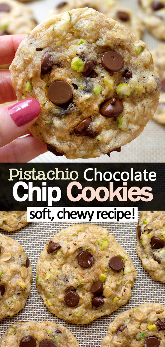 Homemade Chocolate Chip Pistachio Cookies Homemade Chocolate Chip Pistachio Cookies