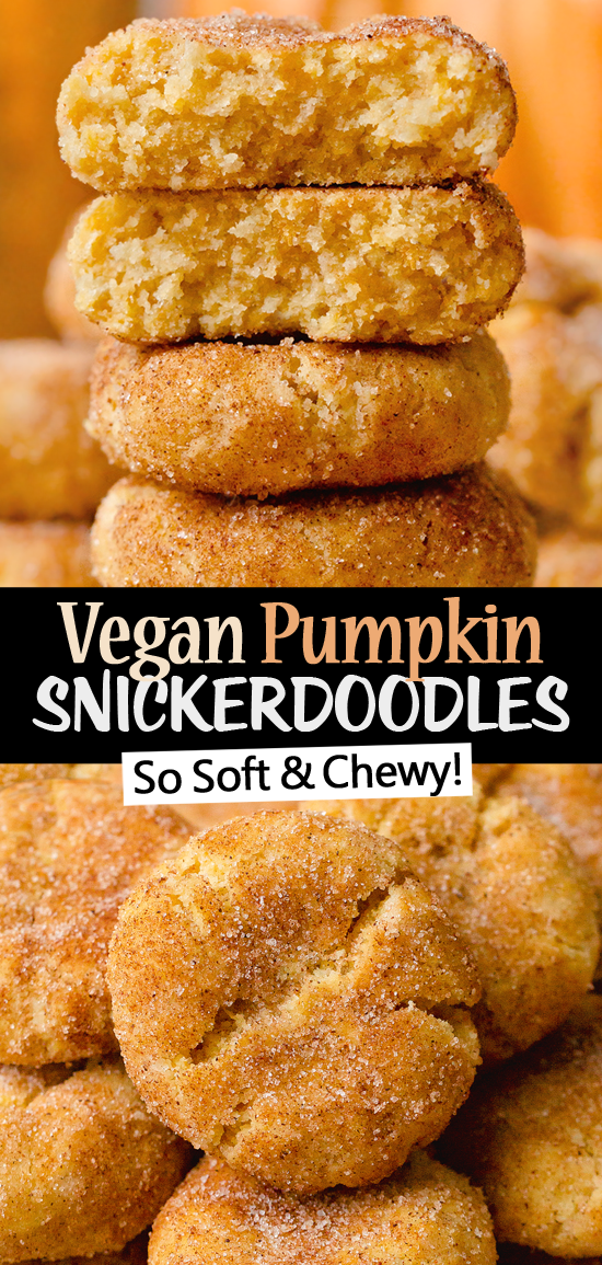 Soft Chewy Vegan Pumpkin Snickerdoodle Cookies Soft Chewy Vegan Pumpkin Snickerdoodle Cookies