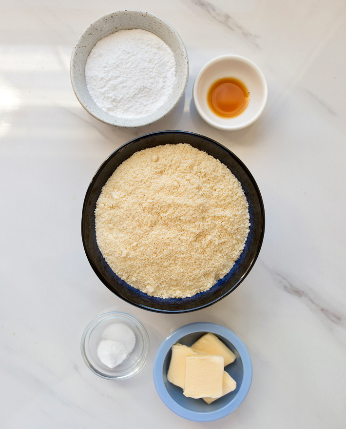 Almond Flour Snowball Cookie Ingredients Almond Flour Snowball Cookie Ingredients
