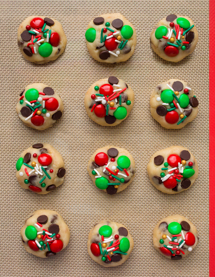 Decorated Vegan Christmas Cookie Dough Balls Decorated Vegan Christmas Cookie Dough Balls