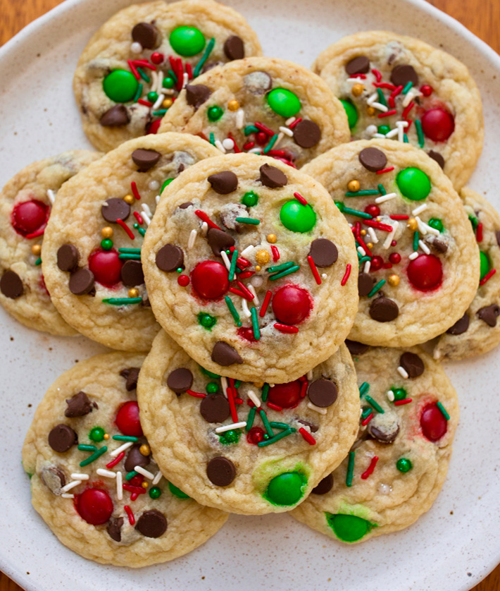 Plate Of Homemade Vegan Christmas Cookies Plate Of Homemade Vegan Christmas Cookies