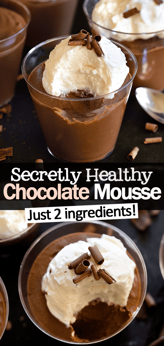 Healthy Dark Chocolate Mousse Recipe (Egg Free) Healthy Dark Chocolate Mousse Recipe (Egg Free)