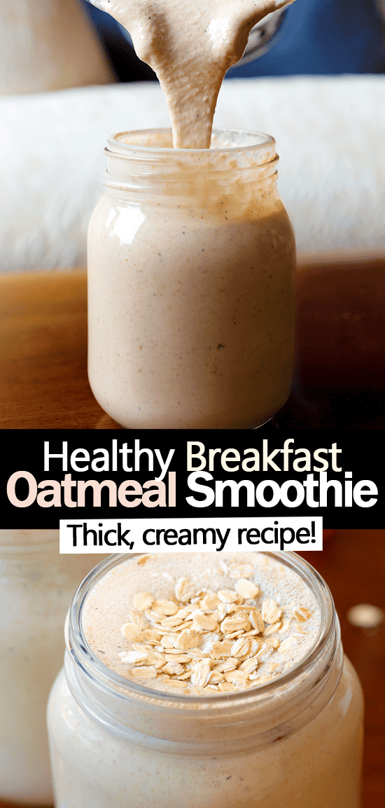 Healthy Oatmeal Breakfast Shake (Dairy Free, Vegan) Healthy Oatmeal Breakfast Shake (Dairy Free, Vegan)