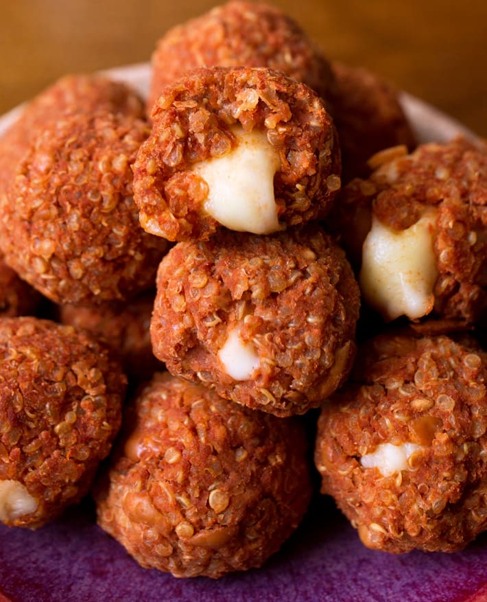 Quinoa Pizza Snack Bites