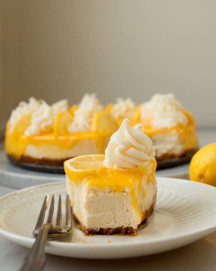 Healthy Lemon Cheesecake With Greek Yogurt Healthy Lemon Cheesecake With Greek Yogurt