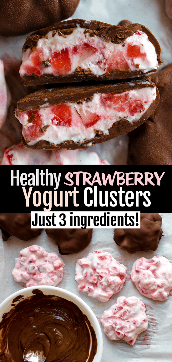 Healthy Strawberry Yogurt Clusters (Easy Snack Idea) Healthy Strawberry Yogurt Clusters (Easy Snack Idea)