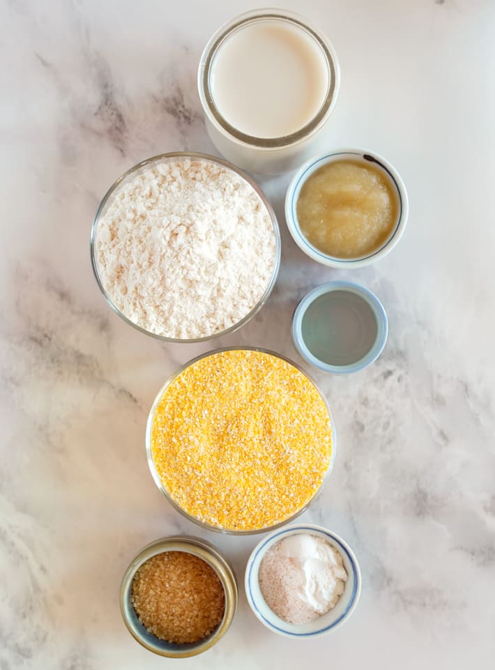 Vegan Corn Muffin Ingredients (No Box Mix) Vegan Corn Muffin Ingredients (No Box Mix)