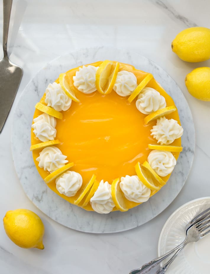 Whole Lemon Cheesecake With Lemon Curd Whole Lemon Cheesecake With Lemon Curd