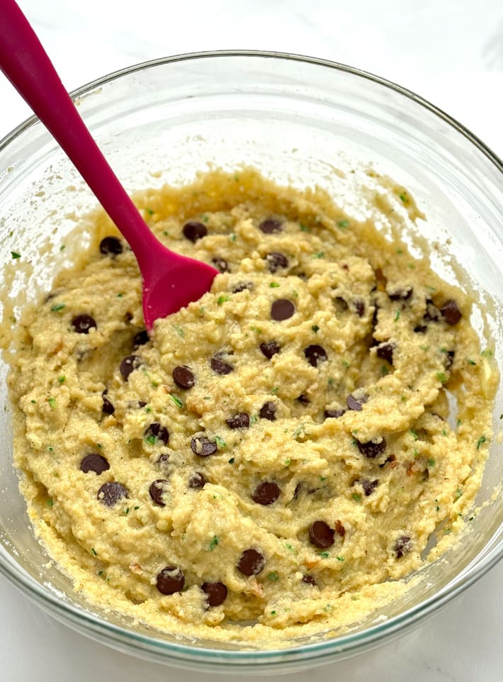 Almond Flour Quick Bread Batter Mixing Bowl Almond Flour Quick Bread Batter Mixing Bowl