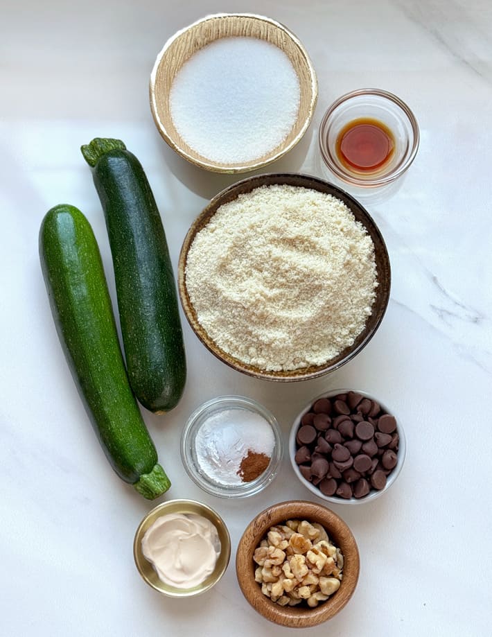 Grain Free Zucchini Bread Ingredients Grain Free Zucchini Bread Ingredients