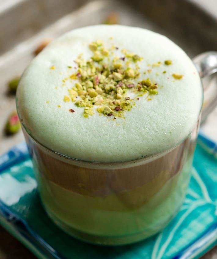 Homemade Pistachio Latte Homemade Pistachio Latte