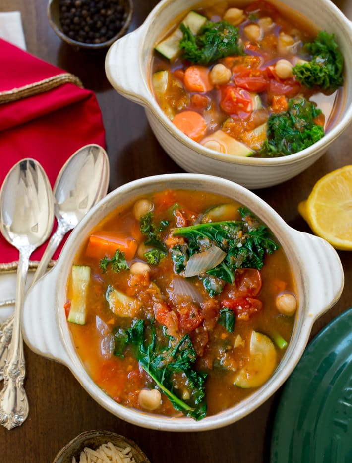 Kale Chickpea Vegetable Soup Kale Chickpea Vegetable Soup