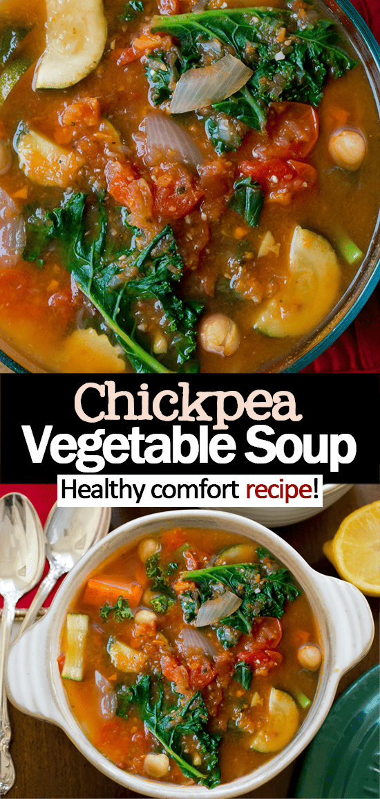 The Best Vegan Vegetable Soup With Chickpeas (High Protein) The Best Vegan Vegetable Soup With Chickpeas (High Protein)