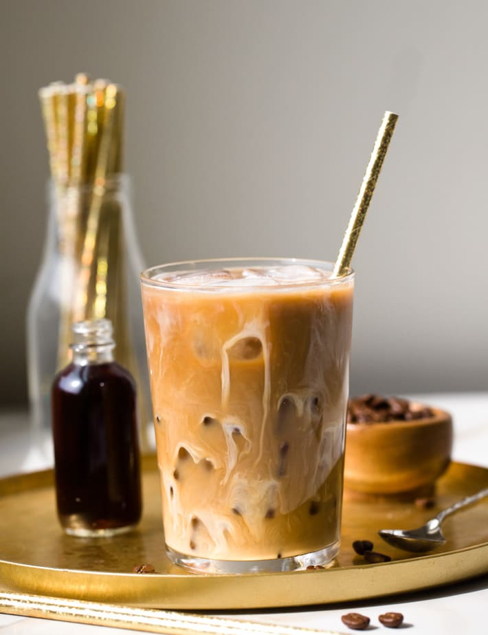 Dairy Free Iced Coffee Latte Drink