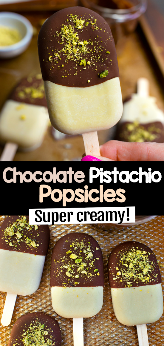 Healthy Pistachio Popsicles (Easy Summer Frozen Dessert) Healthy Pistachio Popsicles (Easy Summer Frozen Dessert)